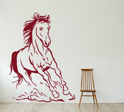 

Creatick Studio  Adhesive Type Sticker(Pack of 1, Burgandy