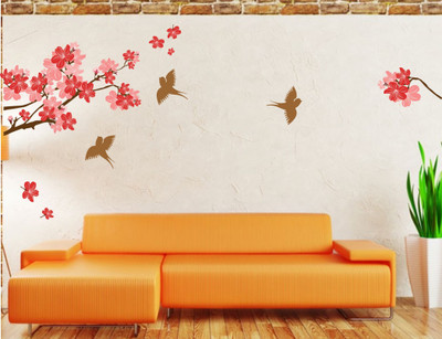 

Wall Guru  Self Adhesive Wall Decal Sticker(Pack of 1, Black