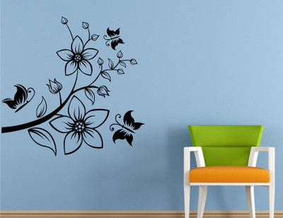 

Wall Guru  Wall Decal&Sticker Sticker(Pack of 1, Black