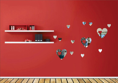 

Wall1ders  Acrylic Sticker(Pack of 8, Silver