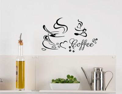 

Wall Guru  Adhesive Sticker(Pack of 1, Black