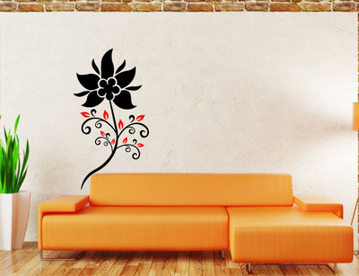

Wall Guru  Adhesive Sticker(Pack of 1, Black