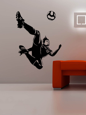 Trends on WALL 82 cm Kick Self Adhesive Sticker(Pack of 1)