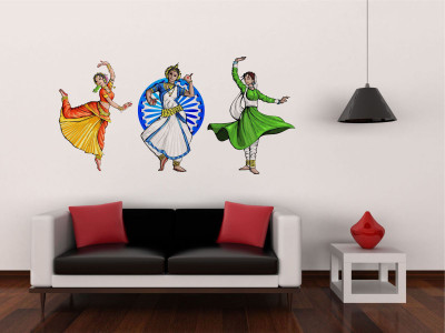 

Rawpockets  PVC Sticker(Pack of 3, Multi-color