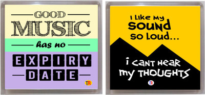

Thoughtroad Trmaloudmusic Fridge Magnet Pack of 2