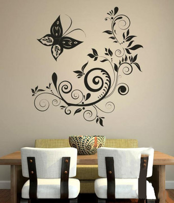 

Giftsnfriends  PVC Vinyl Sticker(Pack of 1, Black