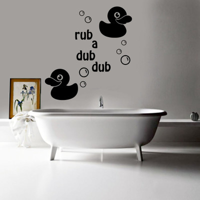Decor Wall  Self Adhesive Sticker(Pack of 1, Black