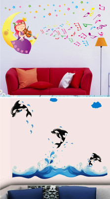 

Aquire  PVC Vinyl Sticker(Pack of 2, Multicolor