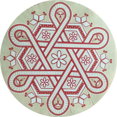 

Suman Creations  Magnetic Sticker Sticker(Pack of 6, Red