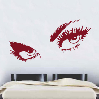 

Creatick Studio  Adhesive Type Sticker(Pack of 1, Burgandy