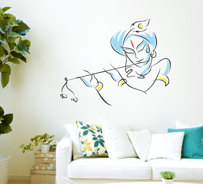 

WALLSTICK  Vinyl Sticker(Pack of 1, Black