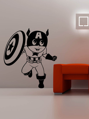 

Trends on Wall  Kids Sticker(Pack of 1, Black