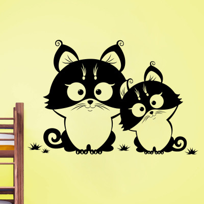 

Vsquare Studio  Wall Sticker Sticker(Pack of 1, Black