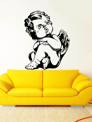 

Trends on Wall  Kids Sticker(Pack of 1, Black