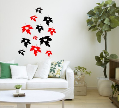 

Smart Wall Guru  Adhesive Sticker Sticker(Pack of 1, Black;red