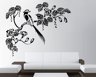 

Vsquare Studio  Wall Sticker Sticker(Pack of 1, Black