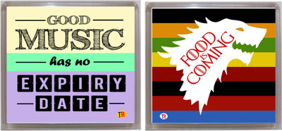 

Thoughtroad  Paper Sticker(Pack of 2, Multicolor