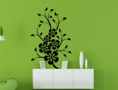 

Wall Guru  Wall Decal&Sticker Sticker(Pack of 1, Black