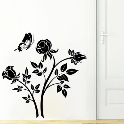 

Vsquare Studio  Wall Sticker Sticker(Pack of 1, Black