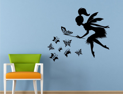 

Wall Guru  Wall Decal&Sticker Sticker(Pack of 1, Black