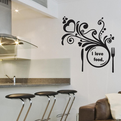 

Decor Wall  Self Adhesive Sticker(Pack of 1, Black