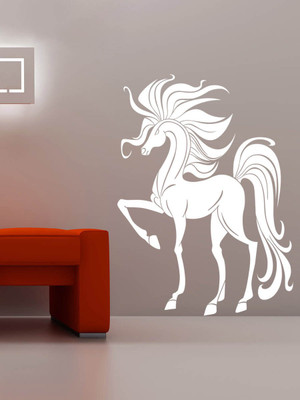 

Trends on Wall  Animal Sticker(Pack of 1, White