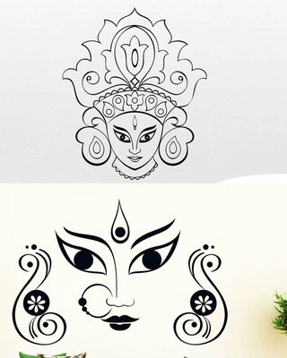 

Vsquare Studio  wall Sticker(Pack of 2, Black