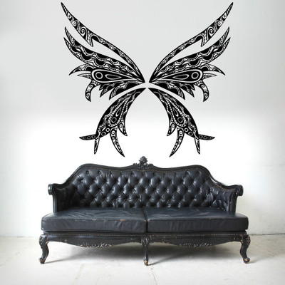 72% OFF on decor kafe Medium Wall Sticker For Bedroom(Pack of 1)