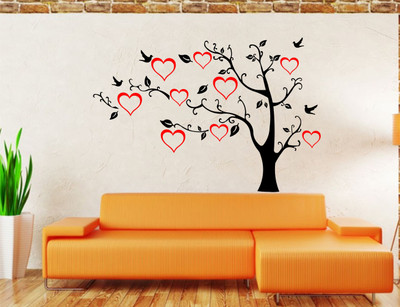 

Smart Wall Guru  Adhesive Sticker(Pack of 1, Black;red