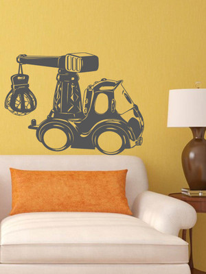 

Trends on Wall  Kids Sticker(Pack of 1, Grey