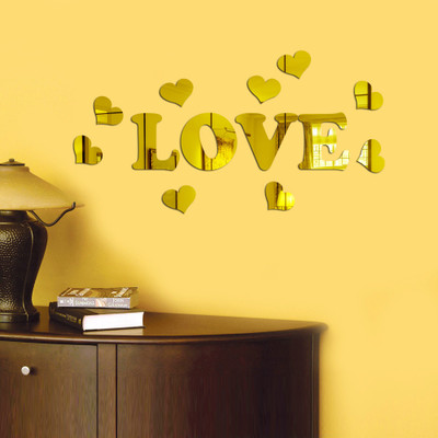 

Sehaz Artworks  Decals Sticker(Pack of 14, Gold