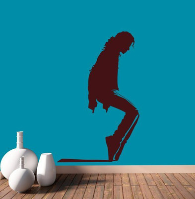 Hoopoe Decor  Michael Jackson Sticker(Pack of 1, Brown