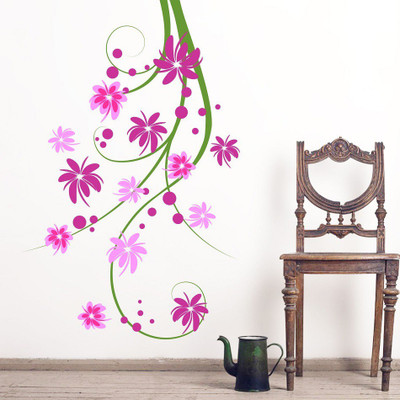 Espcreation 120 cm ESP Creation Tulip Vine Sticker(Pack of 1)