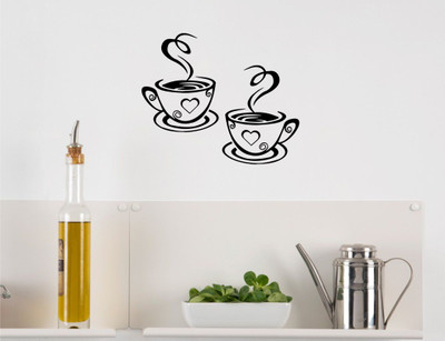 

Wall Guru  Self Adhesive Wall Decal Sticker(Pack of 1, Black