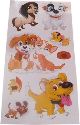 

Saamarth Impex  3D Sticker(Pack of 8, Multicolor