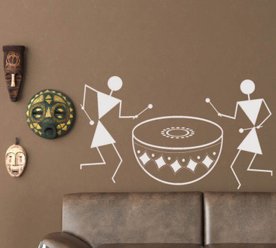 

Giftsnfriends  PVC Vinyl Sticker(Pack of 1, White