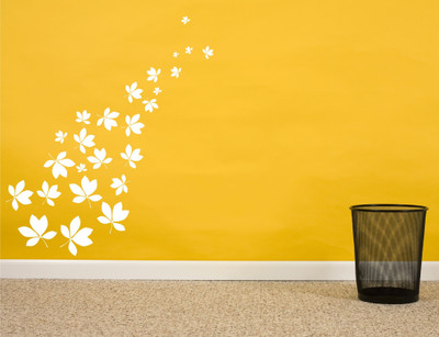 

Wall Guru  Self Adhesive Wall Decal Sticker(Pack of 1, White
