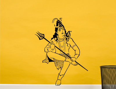 

Wall Guru  Self Adhesive Wall Decal Sticker(Pack of 1, Black