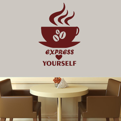 

Decor Wall  Self Adhesive Sticker(Pack of 1, Brown
