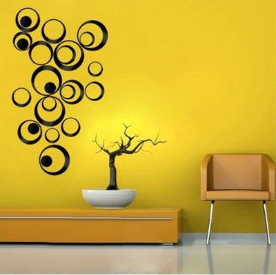 SYGA  Wall Sticker Sticker(Pack of 20, Black