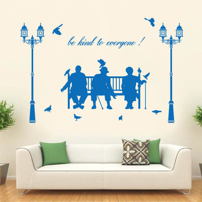

Pickypomp  Adhesive type Sticker(Pack of 1, Blue