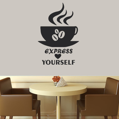 

Decor Wall  Self Adhesive Sticker(Pack of 1, Black