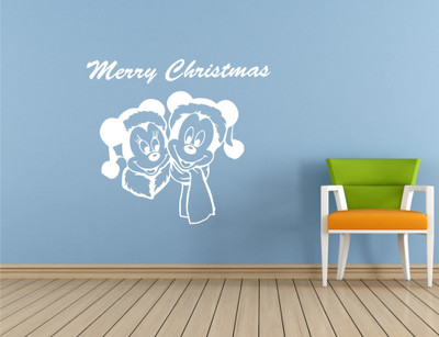 

Wall Guru  Self Adhesive Wall Decal Sticker(Pack of 1, White
