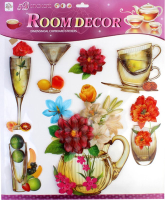 

7Trees  Kitchen Theme 5D Wall Sticker(Pack of 1, Multicolor