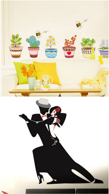 

Aquire  PVC Vinyl Sticker(Pack of 2, Multicolor