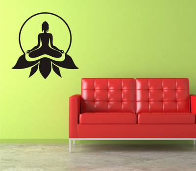 

Smart Wall Guru  Wall Sticker Sticker(Pack of 1, Black
