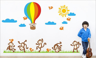 Espcreation 150 cm ESP Creation Team Monkey Sticker(Pack of 1)