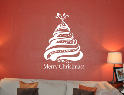 

Wall Guru  Self Adhesive Wall Decal Sticker(Pack of 1, White