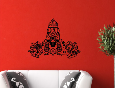 

Wall Guru  Self Adhesive Wall Decal Sticker(Pack of 1, Black