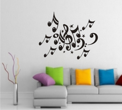 

Smart Wall Guru  Adhesive Sticker Sticker(Pack of 1, Black